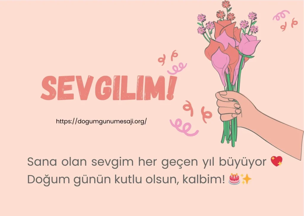 Romantik Sevgiliye Doğum Günü Mesajı 5